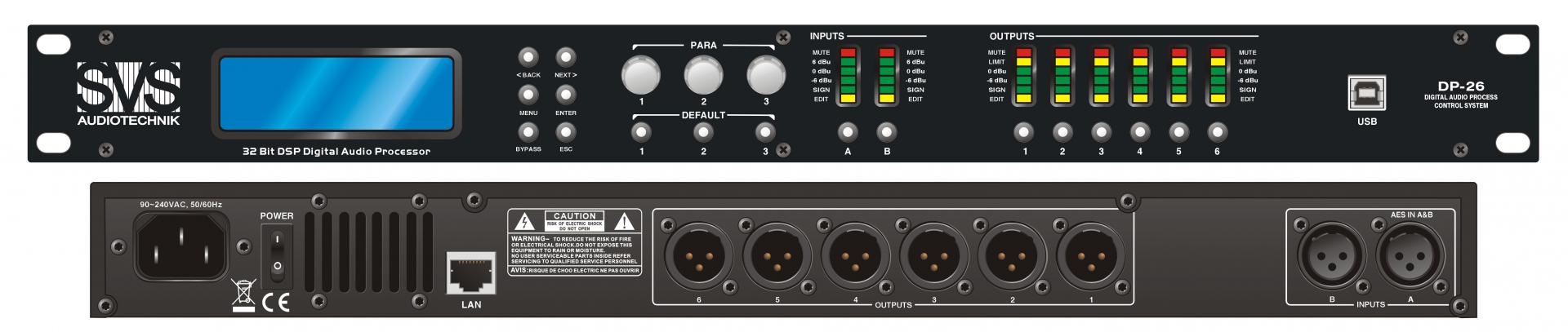 SVS Audiotechnik DP-26 Цифровой процессор: 2 входа 6 выходов в Тайшете