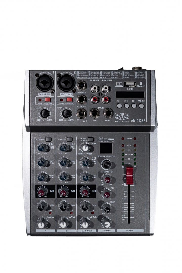 SVS Audiotechnik mixers AM-4 DSP Аналоговый микшерный пульт, 4-канала в Тайшете
