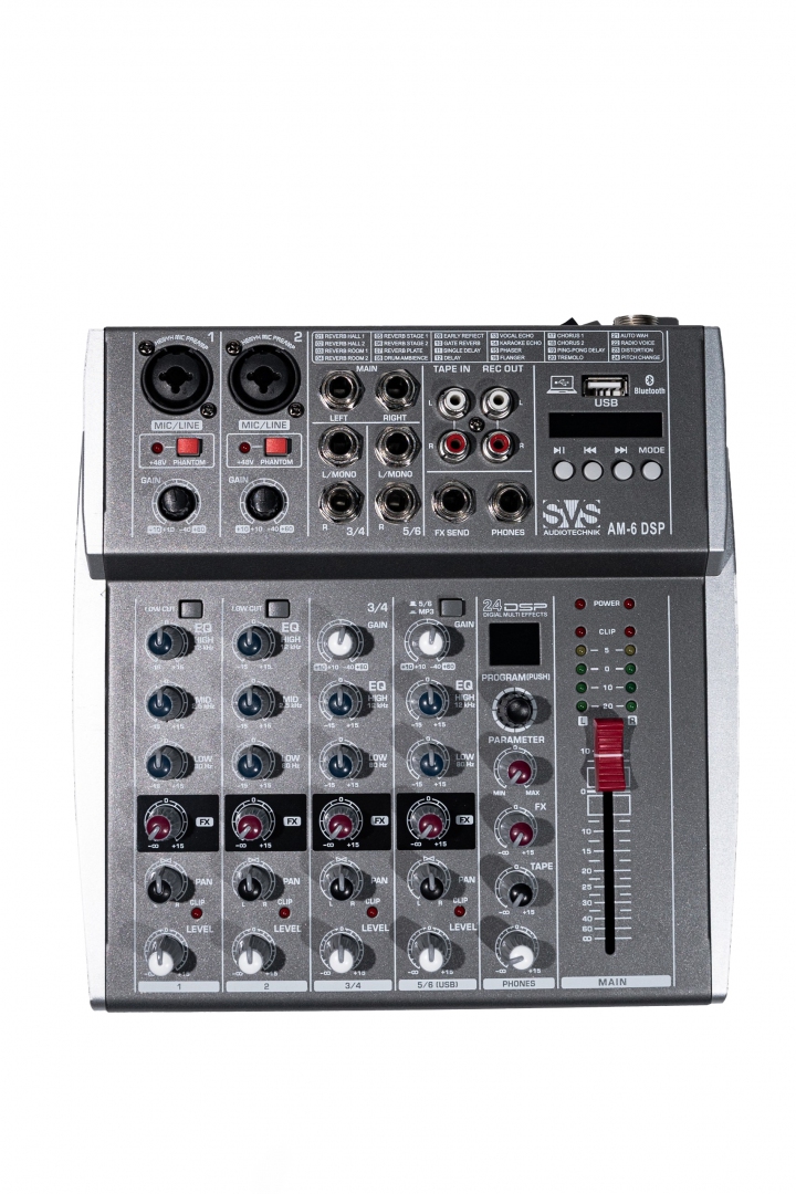 SVS Audiotechnik mixers AM-6 DSP Микшерный пульт аналоговый, 6-канальный SVS Audiotechnik mixers в Тайшете