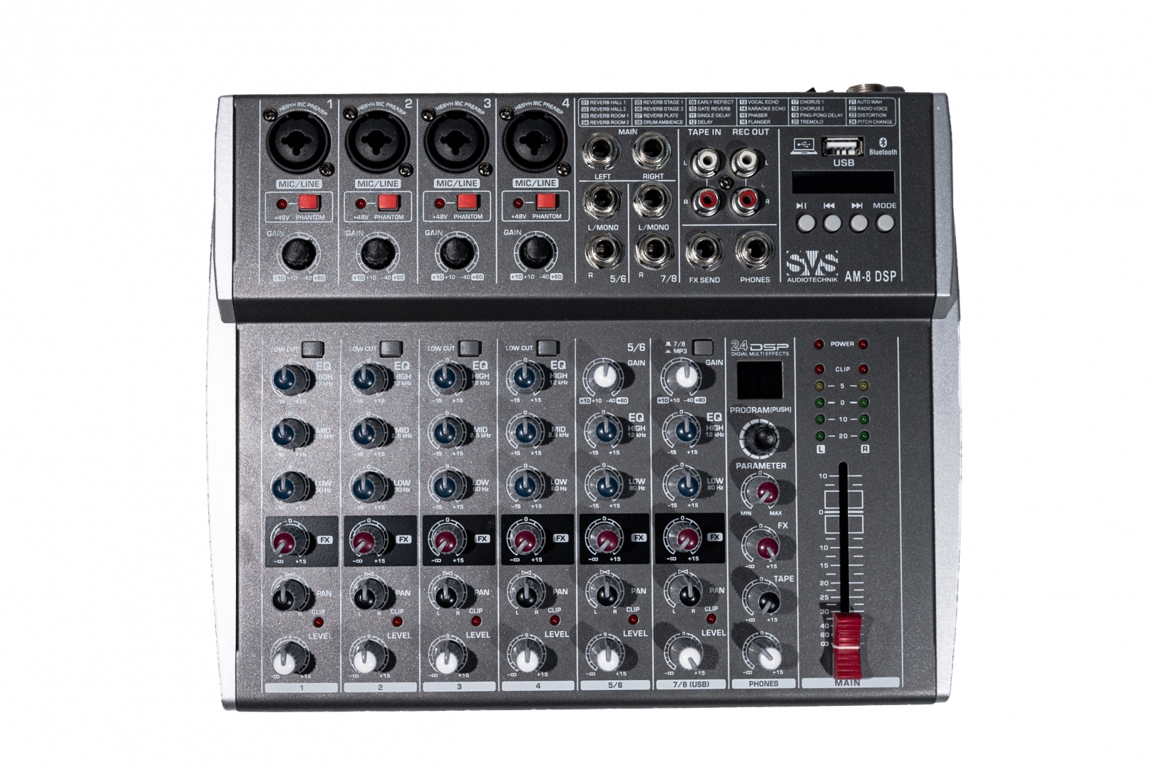 SVS Audiotechnik mixers AM-8 DSP Микшерный пульт аналоговый, 8-канальный в Тайшете